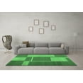 thumbnail image 3 of Ahgly Company Indoor Rectangle Abstract Emerald Green Contemporary Area Rugs, 8' x 12', 3 of 4