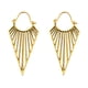 thumbnail image 2 of Pendientes para mujer, regalos para mujer, pendientes huecos de metal, pendientes geométricos de estilo étnico, un pendiente, 2 of 2