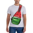 thumbnail image 6 of Sling Bag for Men, Watermelon Hello Summer Fanny Pack Crossbody Bags Shoulder Chest Bag, Small Gym Bag Anti Theft Crossbody Backpack Daypack for Travel Sports Running Hiking, 6 of 7