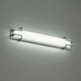 thumbnail image 4 of WAC Lighting Simone 21" 1-Light Aluminum Bathroom Vanity Light in Brushed Nickel, 4 of 5