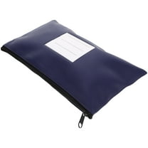 STOBOK Portable Navy Money Bag with Zipper for Cash Cards and Document Storage