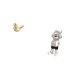 thumbnail image 5 of Figura de pájaro, estatua de animal, figura decorativa de escritorio, adorno de resina, estatua de , líneas suaves, adecuada para estantería, 5 of 8