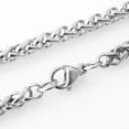 thumbnail image 5 of QQTDFG 3/4/5/6/7mm Fashion Women Mens Chain 316L Stainless Steel Necklace Jewelry Gift-Silver-5mm-22inch or 55cm, 5 of 9