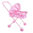 thumbnail image 1 of figatia Simulation Strollers Strollers Foldable Kids Role Play Games - Pink, 34x25x55cm, 1 of 5