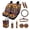Pink Aztec Sunflowers, variant on Yuyamidu Boston Terrier Car Interior Sets Car Front Back Seat Covers Steering Wheel Cover Seatbelt Pad Trash Bin Red Rose Rearview Mirror Cover Coasters Keychain Lipstick Holder 13pcs Auto Accessory
