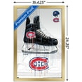 thumbnail image 3 of NHL Montreal Canadiens - Drip Skate 21 Wall Poster, 14.725" x 22.375", Framed, 3 of 3