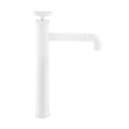 thumbnail image 2 of Avallon Single Hole, Single-Handle Wheel, High Arc Bathroom Faucet in Matte White, 2 of 11
