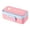 Pink, variant on sunsanly 700ML Bento Lunch Box Meal Prep Food Storage Containers Freshness Preservation Lunchbox for Home Kitchen School Outdoor