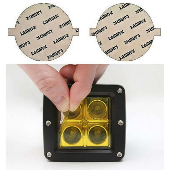 Lamin-x 2" Yellow Round Light Covers