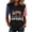 Black, variant on Women USA 250th Anniversary Shirt Patriotic Independence Day Shirt Women Casual Crew Neck Short Sleeve Top