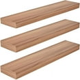 thumbnail image 3 of Kiera Grace Maine Traditional 3-Pc 24" Wooden Wall Shelves in Golden Oak, 3 of 3