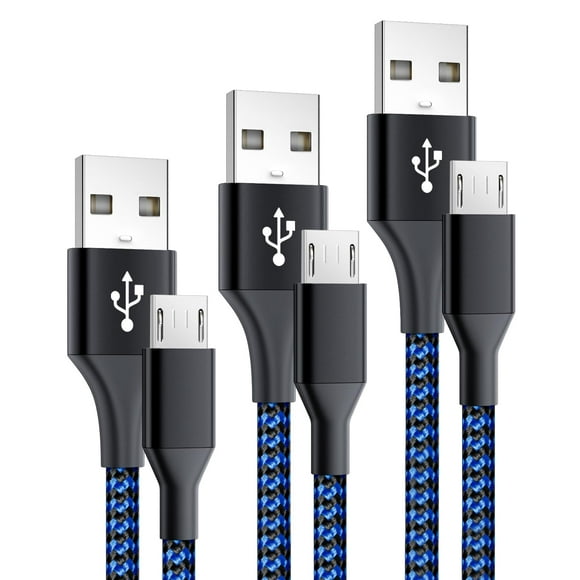 PS4 Controller Charger Cable for Xbox One Controller,Micro USB Cable PS4 Charging Cord for PlayStation 4 Charger Dualshock PS 4 Slim/Pro,Braided Data Sync Play Wire for Xbox One S/X 6FT