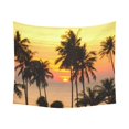 thumbnail image 1 of Tapiz escénico ABPHQTO Tropical Palm Coconut Tree Ocean Sea Paradise Beach Hawaii 130x150 cm, 1 of 1