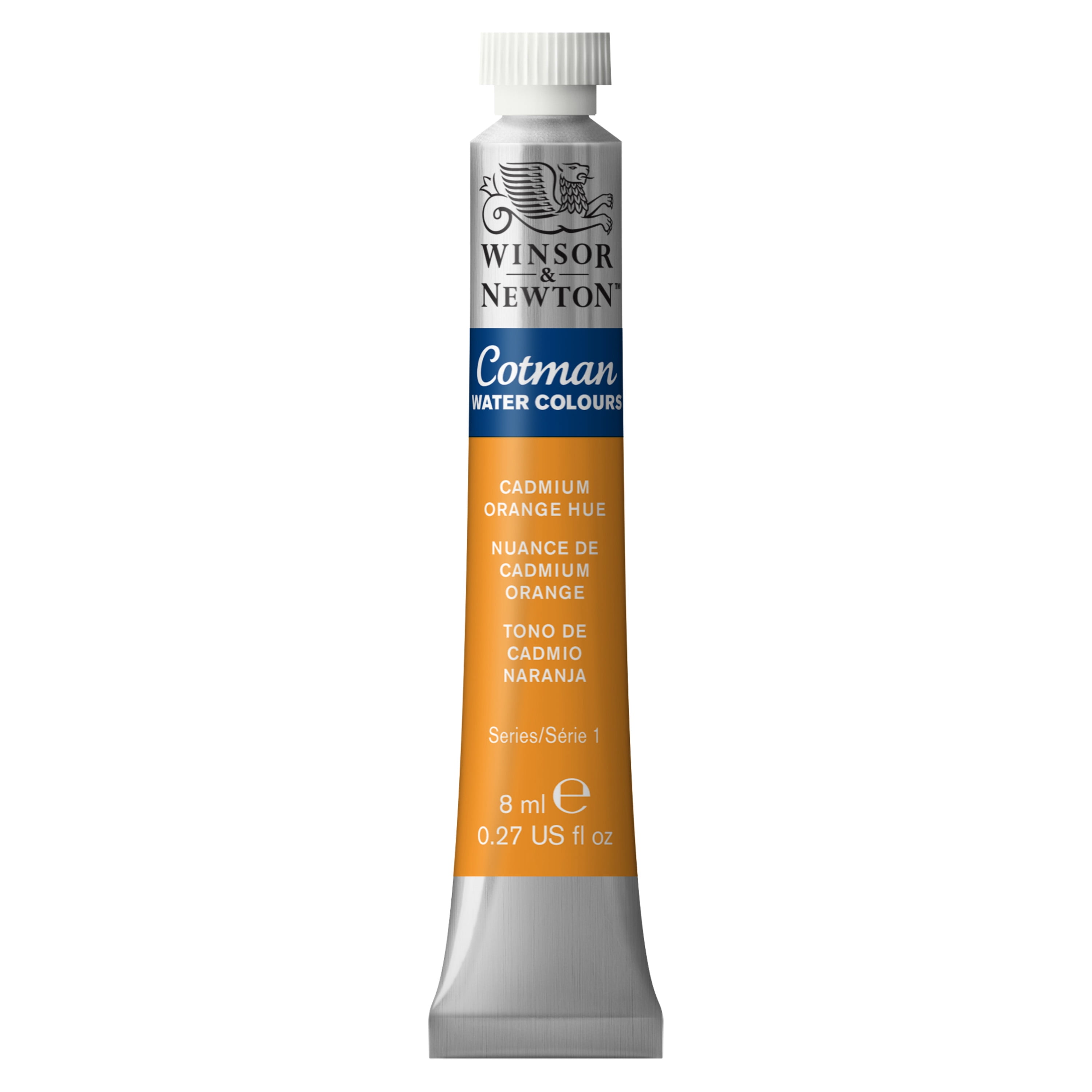 Winsor & Newton Cotman Watercolor, 8ml Tube, Cadmium Orange Hue