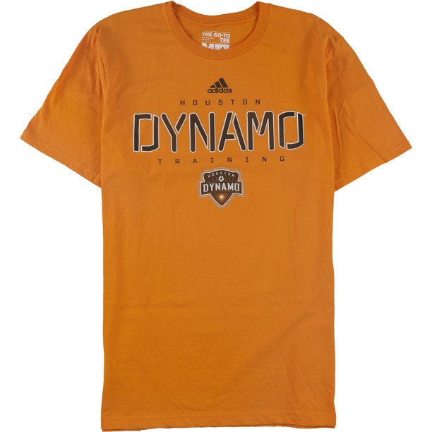 Adidas Mens Houston Dynamo Training Graphic T-Shirt orange Big 3X Adidas Graphic Tee