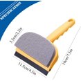 thumbnail image 1 of Paquete de 3 cepillos para platos con cepillo de esponja de depósito con cepillo de limpieza de esponja de mango largo para ba?o, ducha, espejo, puerta, ventana, vidrio, puerta de ducha, parabrisas de coche ZefeiWu 8390605566660, 1 of 1