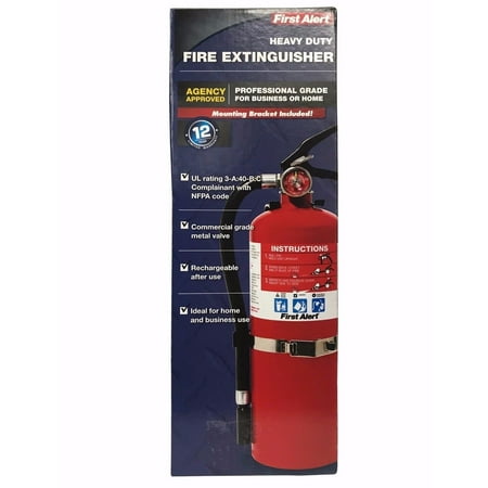 First Alert Heavy Duty Fire Extinguisher (FE3A40GR)