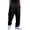 Black, variant on WIZUTIZ Mens Casual Baggy Pants Wide Leg Travel Pants Streetwear Joggers with Pockets
