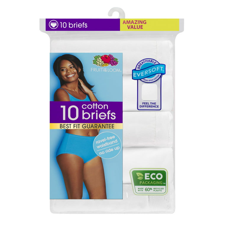  Fruit Of The Loom Womens Eversoft Cotton Brief