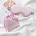 thumbnail image 1 of Máscara de Ojos de satén sedoso personalizada, monograma personalizado, recuerdo de boda, Ideas de regalo para dama de honor, juego de viaje para despedida de soltera, novia, 1 of 4