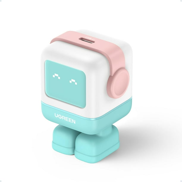 Cargador UGREEN Uno USB C Robot GaN de 30 W para iPhone Galaxy Pixel