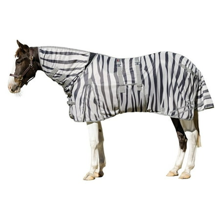Schneiders Interlock Mesh II Fly Sheets | Attached Neck Euro Bellyband | Zebra | 76