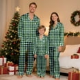 thumbnail image 3 of Family Christmas Pajamas Matching Sets Silk Casual Matching Set for Family, 3 of 10