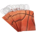 thumbnail image 4 of TAILTOSS Basketball Themed Party Favor Bags 24Pcs Orange for Various Occasions 8.25X5.89X1.97In, 4 of 8