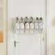 thumbnail image 4 of Zapatero para armario de baño, sin perforaciones, para pared, para puerta de baño, de plástico, 4 of 6