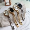 thumbnail image 3 of Ladies New Metallic Belt Quartz Watch Folding Buckle Wrist Watch Versatile Small Dial Women's Watch, 3 of 7