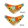 thumbnail image 3 of Rateoe Hello Fall Farm Truck Print Pet Scarf for Dogs and Cats – Stylish Reflective Design, Breathable & Durable Pet Bandana with Quick-Release Buckle-Small, 3 of 5