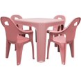 thumbnail image 1 of Mesa l con Sillas de Colores - para Dibujar o Comer - Escuela y Hogar (Rosa), 1 of 5