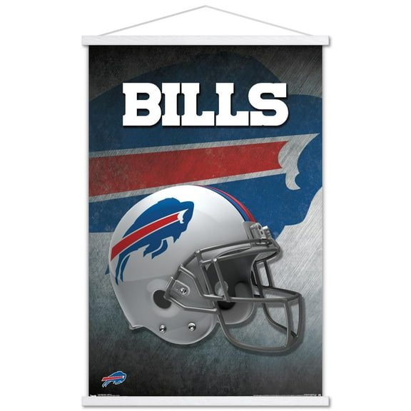 NFL Buffalo Bills - Helmet 16 Wall Poster with Wooden Magnetic Frame, 22.375" x 34"