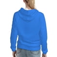 thumbnail image 7 of Sikiie Dodgerblue Women's Casual Hoodies Long Sleeve Lightweight Pullover Tops Loose Sweatshirt-Medium, 7 of 7