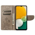 thumbnail image 6 of Allytech for Galaxy S24 FE Case Wallet, Galaxy S24 FE Case for Women, PU Leather Butterfly Flower Embossed Shockproof Protective Stand Cards Slots Wallet Case Cover for Samsung Galaxy A16 5G, Gray, 6 of 6