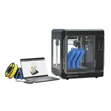 MakerBot Sketch 3D Printer with Fused Deposition Modelling Print Technology and Layer Resolution of 100 To 400 Microns (Black Large)