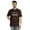 Brown, variant on Men's Graphic Printed Promoted To Daddy Tshirt Crew Neck Tee For First Time Daddy