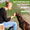 ASMPET Chicken Sausage Dog Treats, Natural Chicken Jerky Training