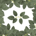 thumbnail image 1 of Simulación de hojas de rosa para decoración del hogar, boda, hojas de seis orejas, flores de seda de plástico, hojas falsas, 1 of 2