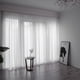 thumbnail image 4 of Cortinas opacas transparentes con hojas para ventanas, cortinas de gasa para ventanas, 1 panel de tela, cortinas opacas para oscurecer habitaciones largas, 4 of 8