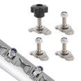thumbnail image 1 of Accesorios De Tuerca De Espárrago De Riel En L, Espárragos Roscados De Doble Lengüeta De Acero Inoxidable De Bloqueo Seguro Resistentes A La Oxidación M8x35 Mm Para Camioneta, 1 of 7