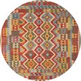 thumbnail image 1 of Ahgly Company Machine Washable Indoor Round Contemporary Metallic Gold Area Rugs, 4' Round, 1 of 7