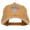 Gold, variant on Peace with USA Flag Embroidered Unstructured Cap - Gold OSFM
