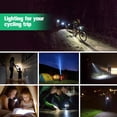 thumbnail image 4 of USB Rechargeable Bike Light with Bell, 4 Buttons with 9 Modes, 3 LED 1000 Lumen Super Bright Bicycle Light with 1200 mAh Lithium, IPX4 Waterproof LED Front Headlight for Cycling Safety, 4 of 7