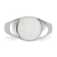 thumbnail image 4 of Bague Chevalière en Or Blanc 14K, 4 of 5