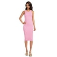 thumbnail image 2 of No Boundaries Juniors Seamless High Neck Dress, Sizes S-XL, 2 of 5