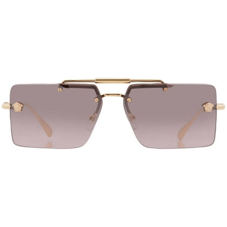 Versace Sunglasses VE2245 100258 60mm Gold / Pink Gradient Grey Flash Silver