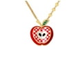 thumbnail image 3 of Betsey Johnson Women's Back to Cool Apple Pendant Necklace, 3 of 4