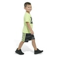 thumbnail image 4 of Boys 4-7 adidas Graphic Tee & Allover Print Camo Shorts Set Color: Black Size: 4, 4 of 4