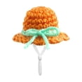 thumbnail image 1 of enjoywould Small Pet Hat Adorable Knitted Hamster Hat Adjustable Small Pets Headwear Pet Costume Accessory, 1 of 6